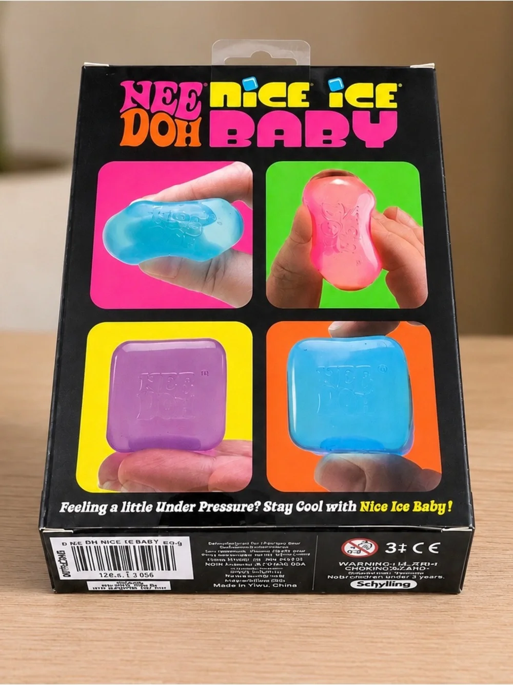 NeeDoh Nice Ice Baby 4 Pack Mini Squishy Sensory Toy New Sealed